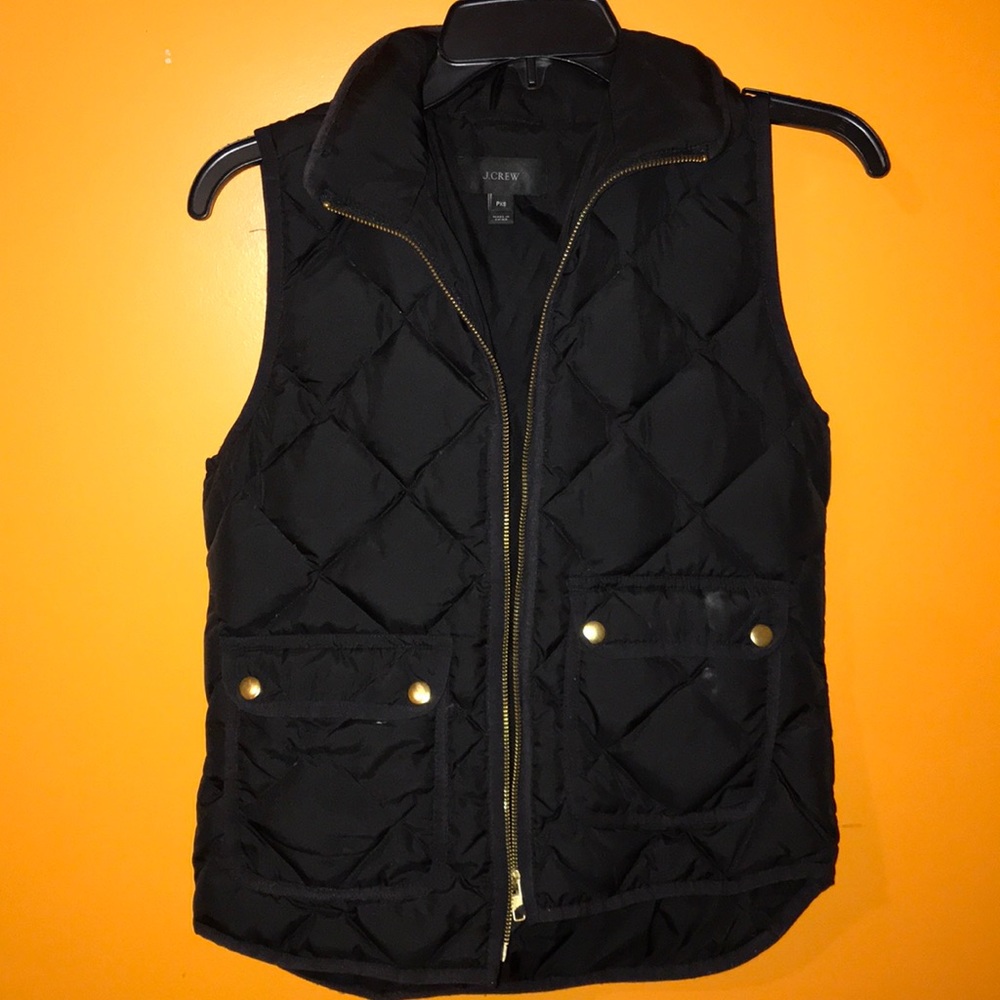J. Crew Black Excursion Vest in XSP